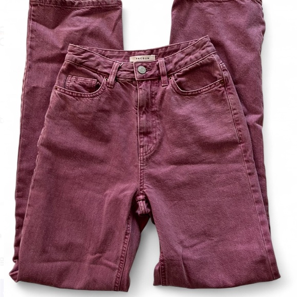 PacSun Women's Purple Boyfriend Jeans - Picture 1 of 3